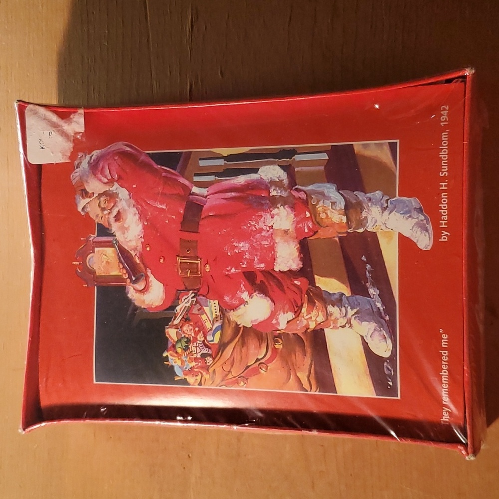 Is vintage Coca-Cola Christmas cards